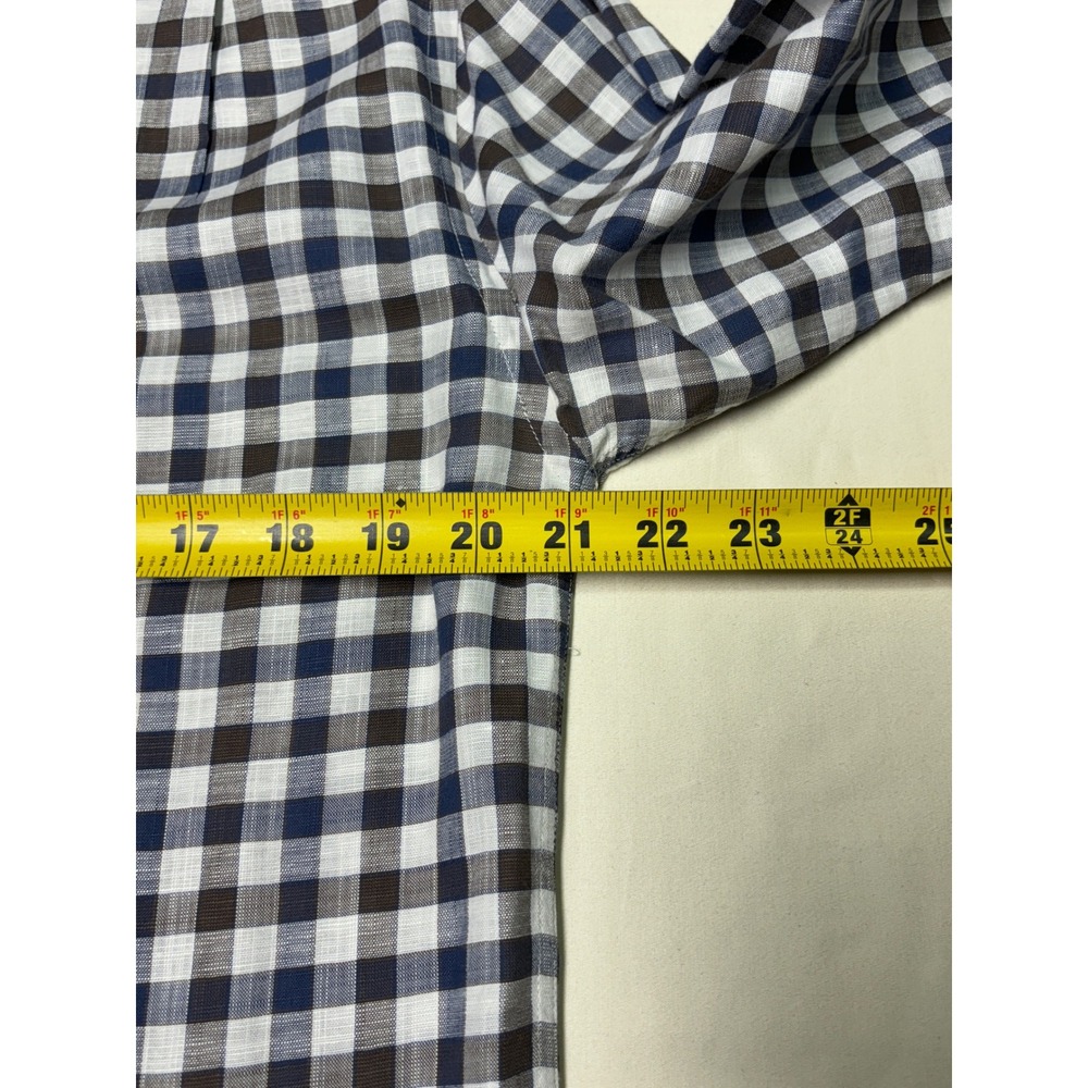 Rodd‎ & Gunn Sports Fit Gingham Check Cotton Shirt Men's Size L Woven Europe - Picture 9 of 10